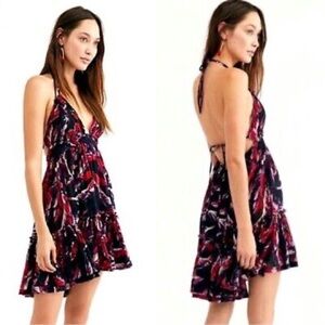 Free People Printed 100 Degree Dress
